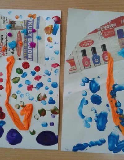 Praca plastyczna: Parasol z gazet 3