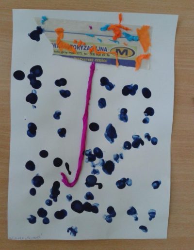 Praca plastyczna: Parasol z gazet 5