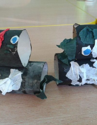 Praca plastyczna: Pingwinki z rolki po papierze 10