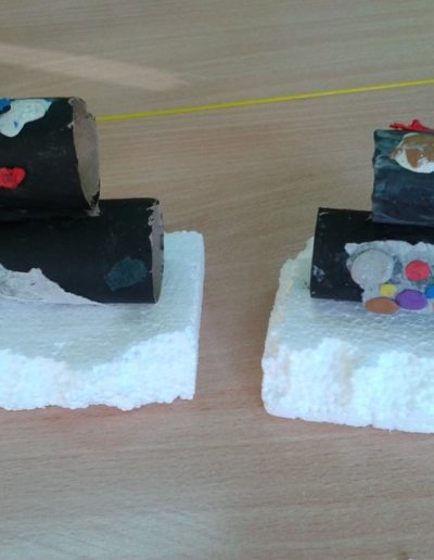 Praca plastyczna: Pingwinki z rolki po papierze 3