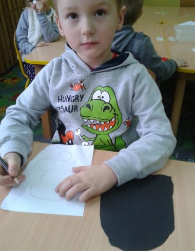 Praca plastyczna: Pingwinki z bloku technicznego 5