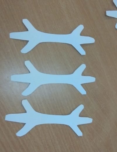 Praca plastyczna: Płatek śniegu 1