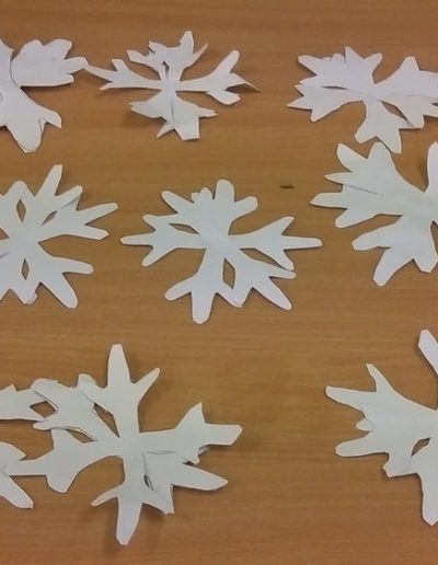 Praca plastyczna: Płatek śniegu 2