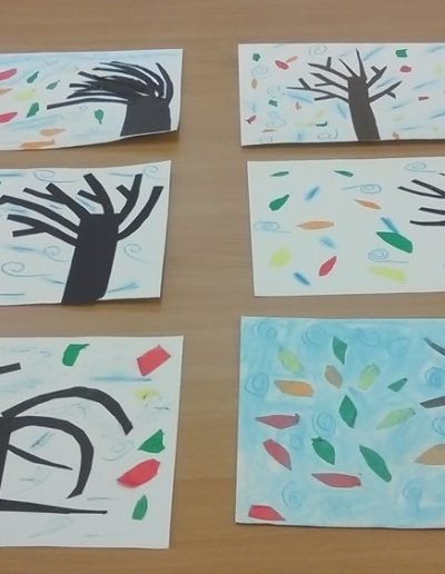 Praca plastyczna: Podmuch wiatru 1