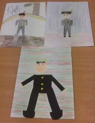 Praca plastyczna: Portret górnika 1