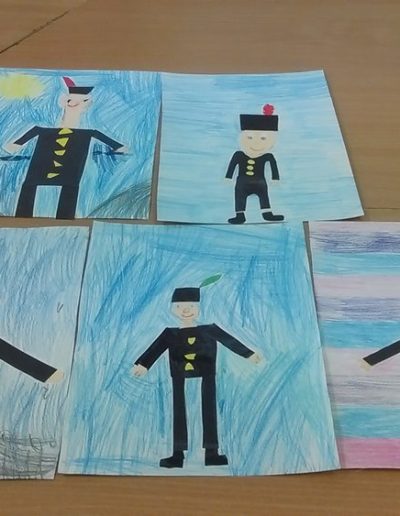 Praca plastyczna: Portret górnika 2