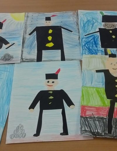 Praca plastyczna: Portret górnika 3