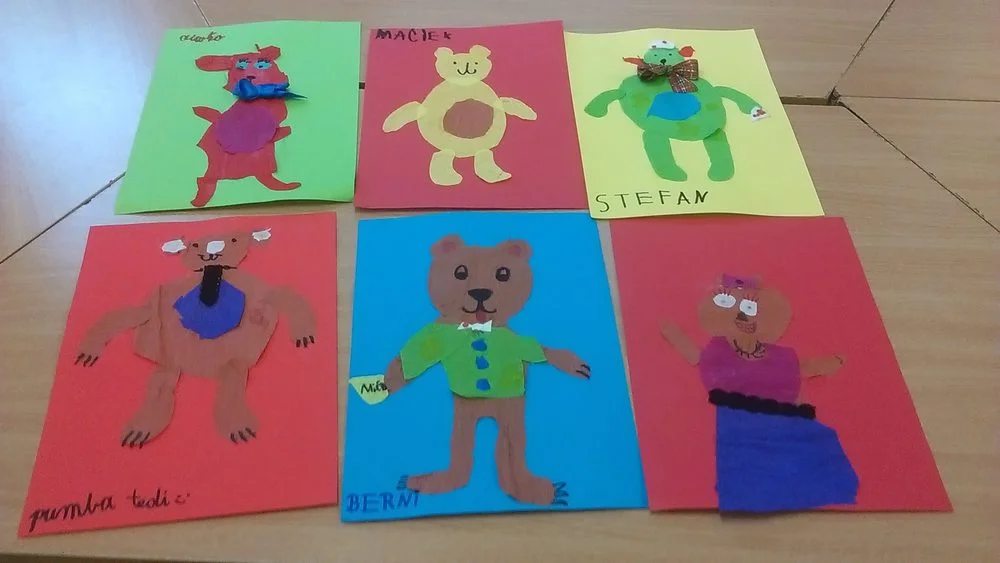 Praca plastyczna: Projektujemy misia z bibuły