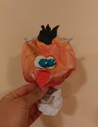 Praca plastyczna: Sowy z torebek śniadaniowych 9