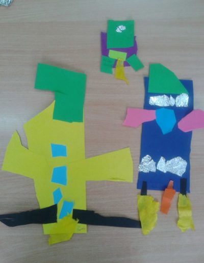 Praca plastyczna: Rakieta z folii aluminiowej 4