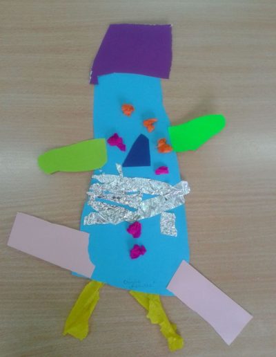 Praca plastyczna: Rakieta z folii aluminiowej 6