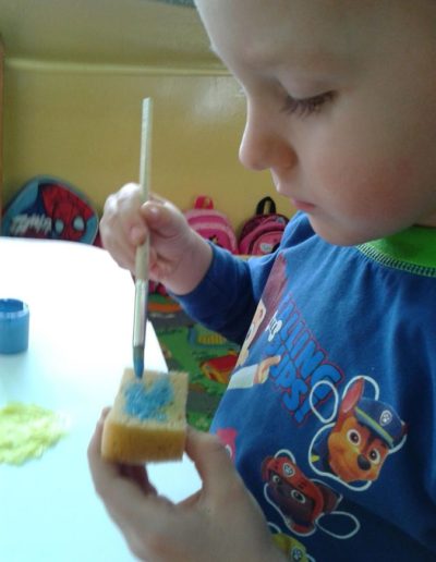 Praca plastyczna: Słoneczko - wyklejanka 7