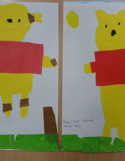 Praca plastyczna: Tydzień bajek - Krecik i Kubuś Puchatek 2