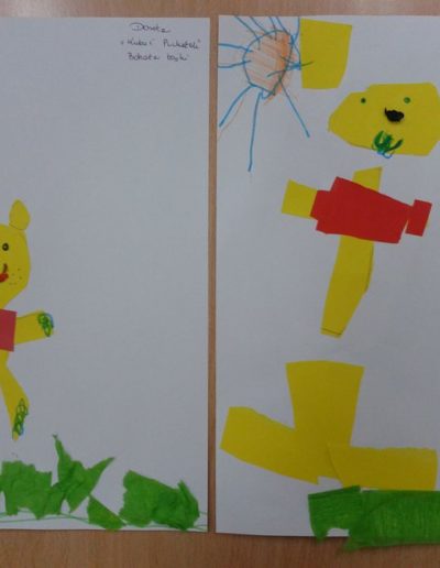 Praca plastyczna: Tydzień bajek - Krecik i Kubuś Puchatek 4