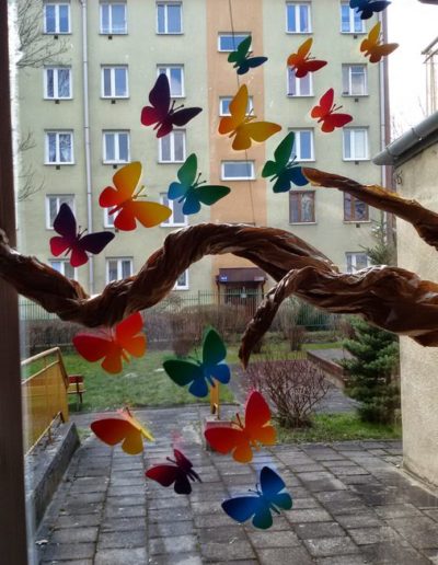 Praca plastyczna: Wiosenne drzewo rozmiar XXL 2