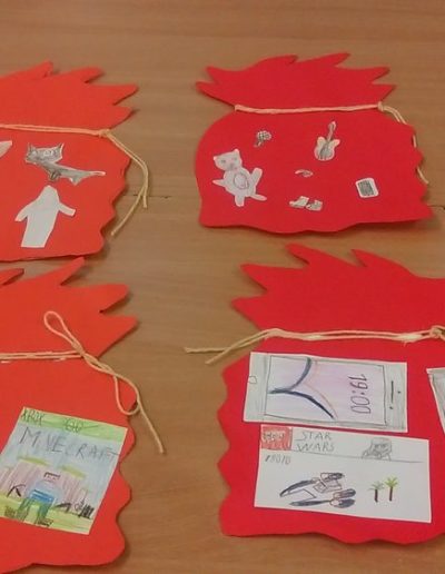 Praca plastyczna: Worek prezentów 1