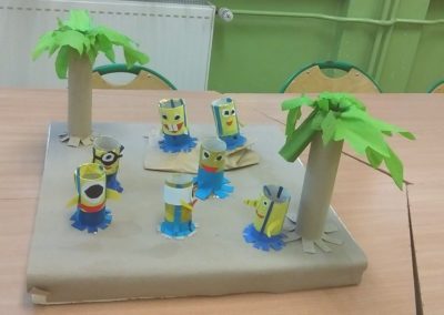 Praca plastyczna: Wyspa Minionków