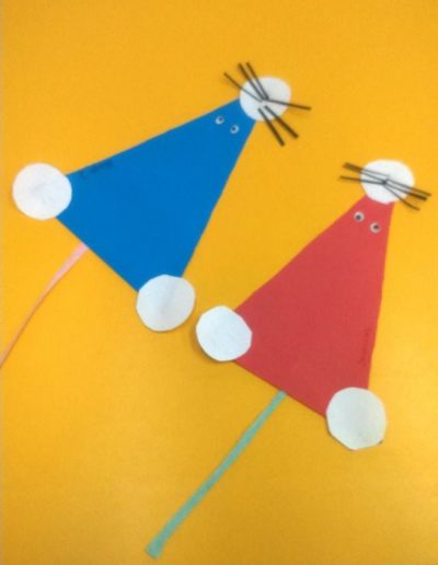 Praca plastyczna: Zabawa figurami geometrycznymi 1