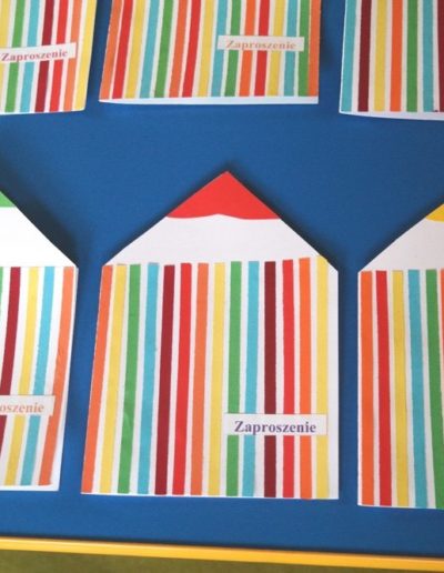 Praca plastyczna: Zaproszenie na pasowanie na przedszkolaka 1