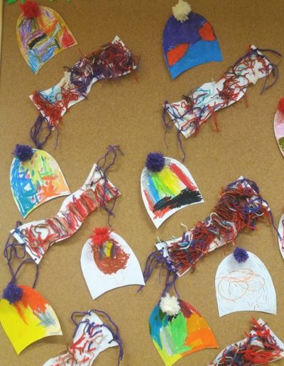 Praca plastyczna: Zimowy zestaw 1