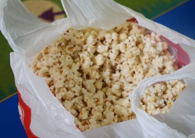 Praca plastyczna: Baranek z popcornu