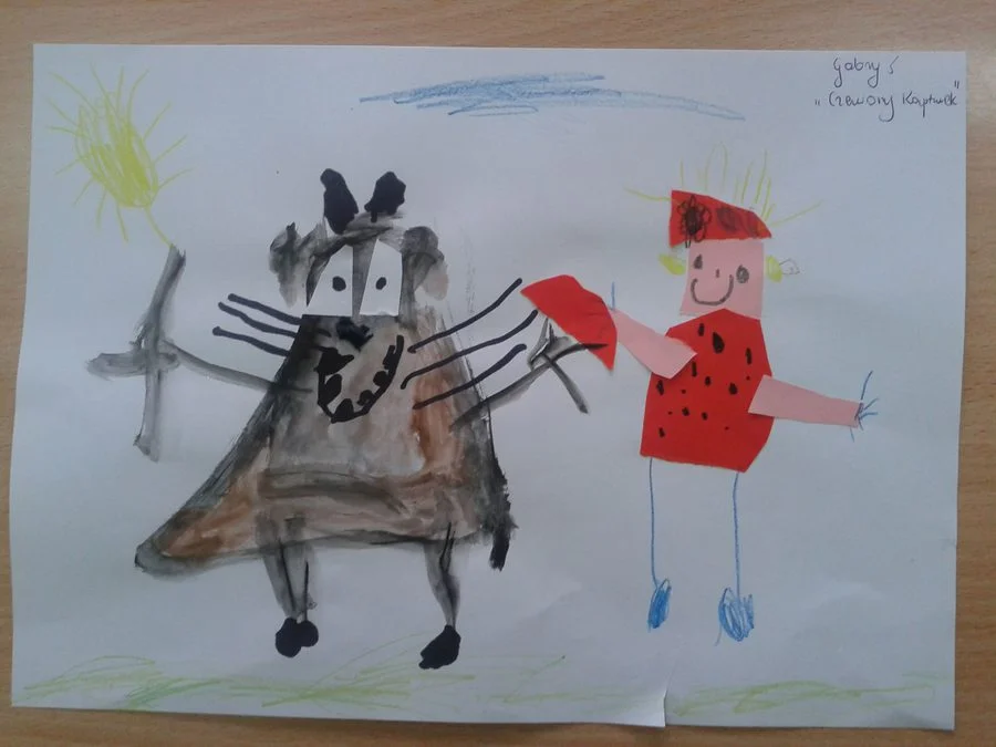 Praca plastyczna: Czerwony Kapturek