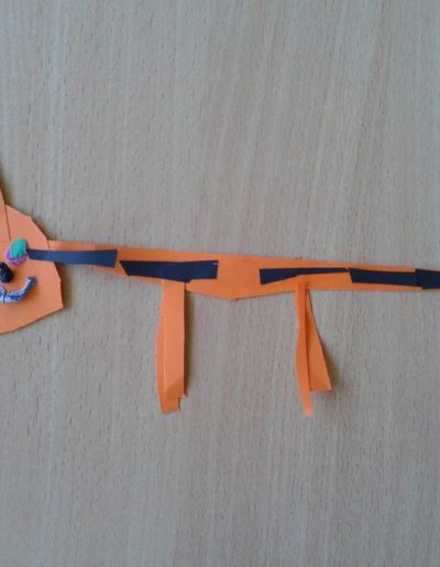 Praca plastyczna: Kotek Kłopotek - wycinanka 2