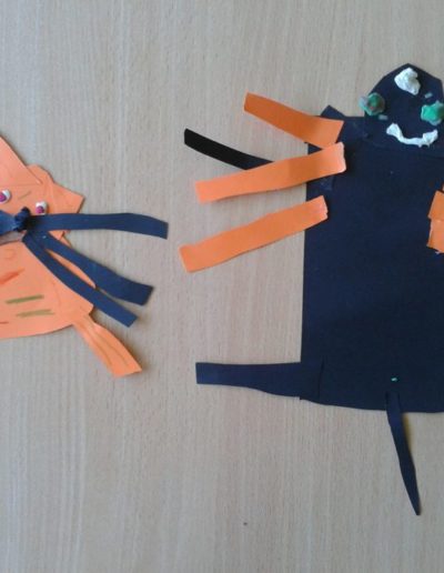 Praca plastyczna: Kotek Kłopotek - wycinanka 3