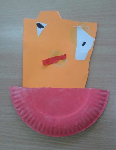 Praca plastyczna: Kurczaczki w gnieździe z papierowego talerzyka 4