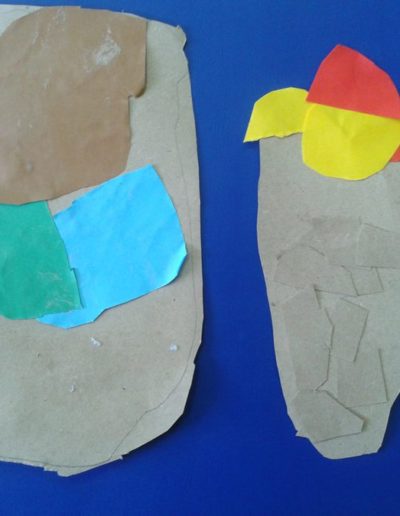 Praca plastyczna: Lody w wafelku - wycinanka 5