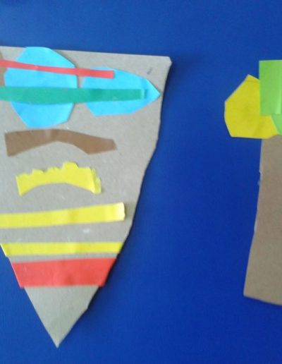 Praca plastyczna: Lody w wafelku - wycinanka 8