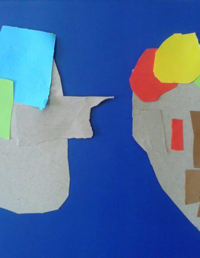 Praca plastyczna: Lody w wafelku - wycinanka 12