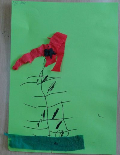 Praca plastyczna: Maki z bibuły 3