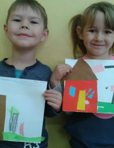Praca plastyczna: Mój dom - wycinanka 10