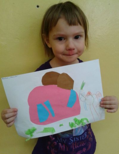 Praca plastyczna: Mój dom - wycinanka 11