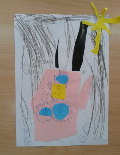 Praca plastyczna: Mój dom - wycinanka 12