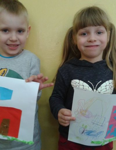 Praca plastyczna: Mój dom - wycinanka 13