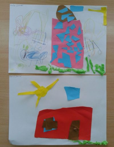 Praca plastyczna: Mój dom - wycinanka 14