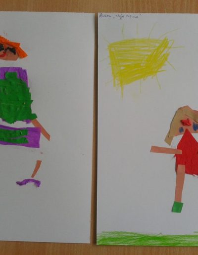 Praca plastyczna: Moja mama - wycinanka 10