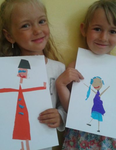 Praca plastyczna: Moja mama - wycinanka 11