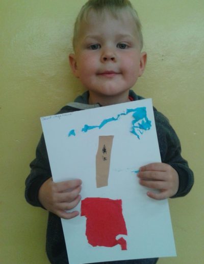 Praca plastyczna: Moja mama - wycinanka 4