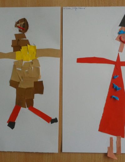 Praca plastyczna: Moja mama - wycinanka 5