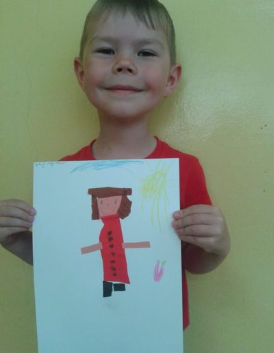 Praca plastyczna: Moja mama - wycinanka 6