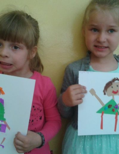 Praca plastyczna: Moja mama - wycinanka 7