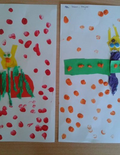 Praca plastyczna: Motylki - wycinanka 5