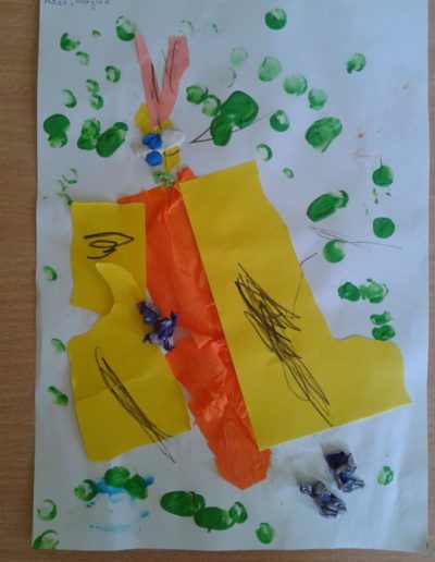 Praca plastyczna: Motylki - wycinanka 6