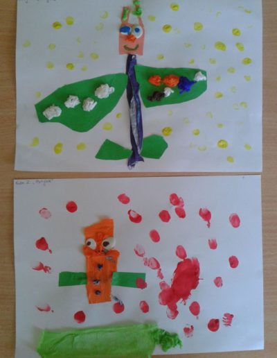 Praca plastyczna: Motylki - wycinanka 9