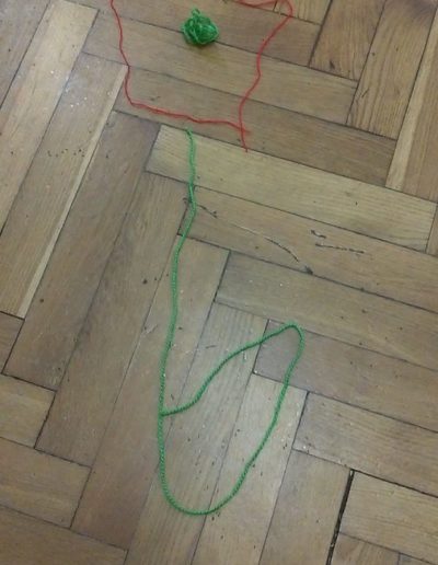 Praca plastyczna: Obrazki z wełny 2