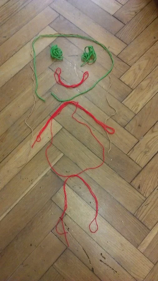 Praca plastyczna: Obrazki z wełny