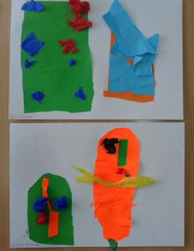 Praca plastyczna: Pisanki - wycinanka 2